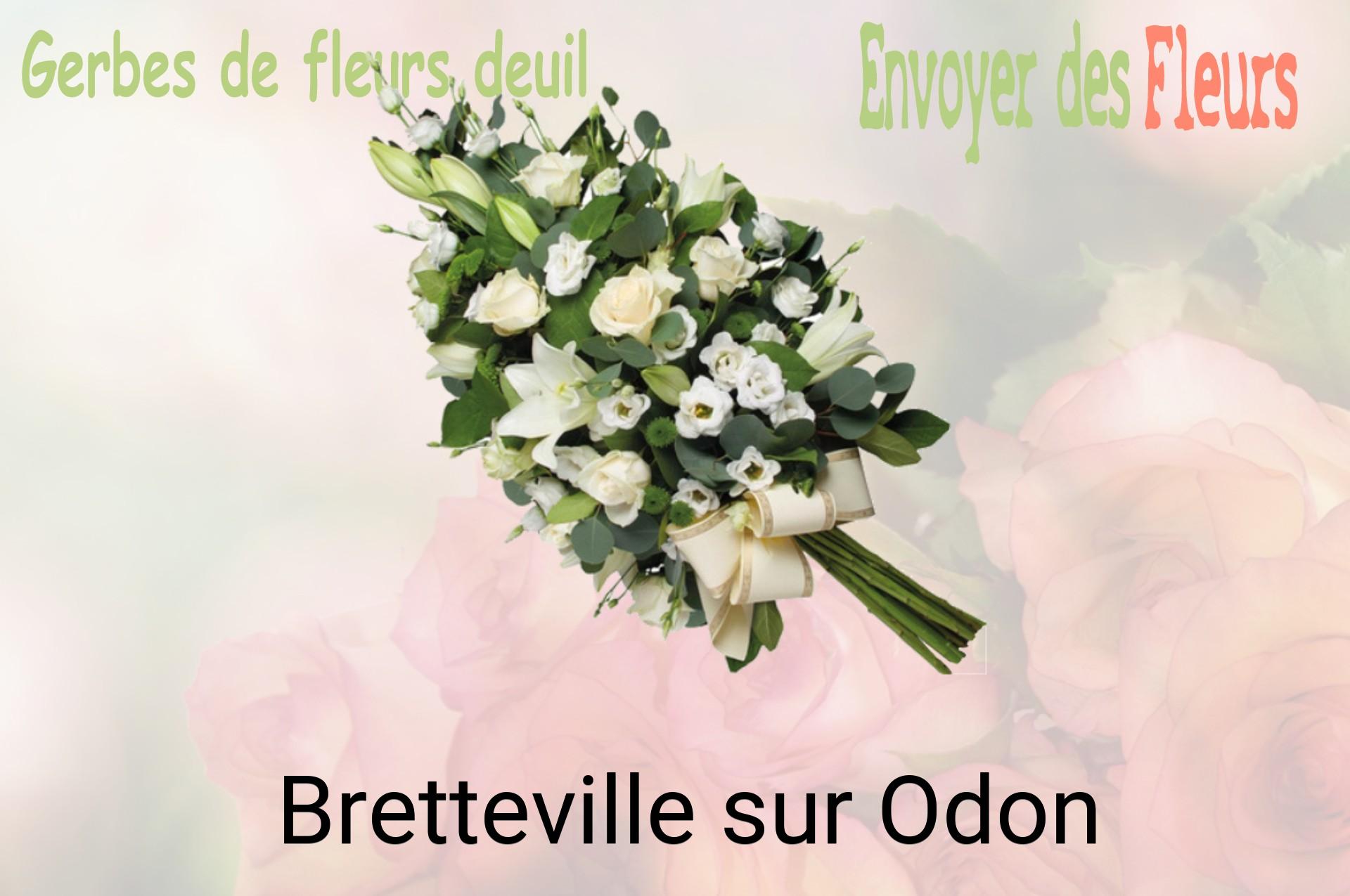 Gerbe de fleurs de deuil livrée à Bretteville-sur-Odon